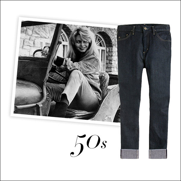 Brigitte Bardot e jeans J. Crew